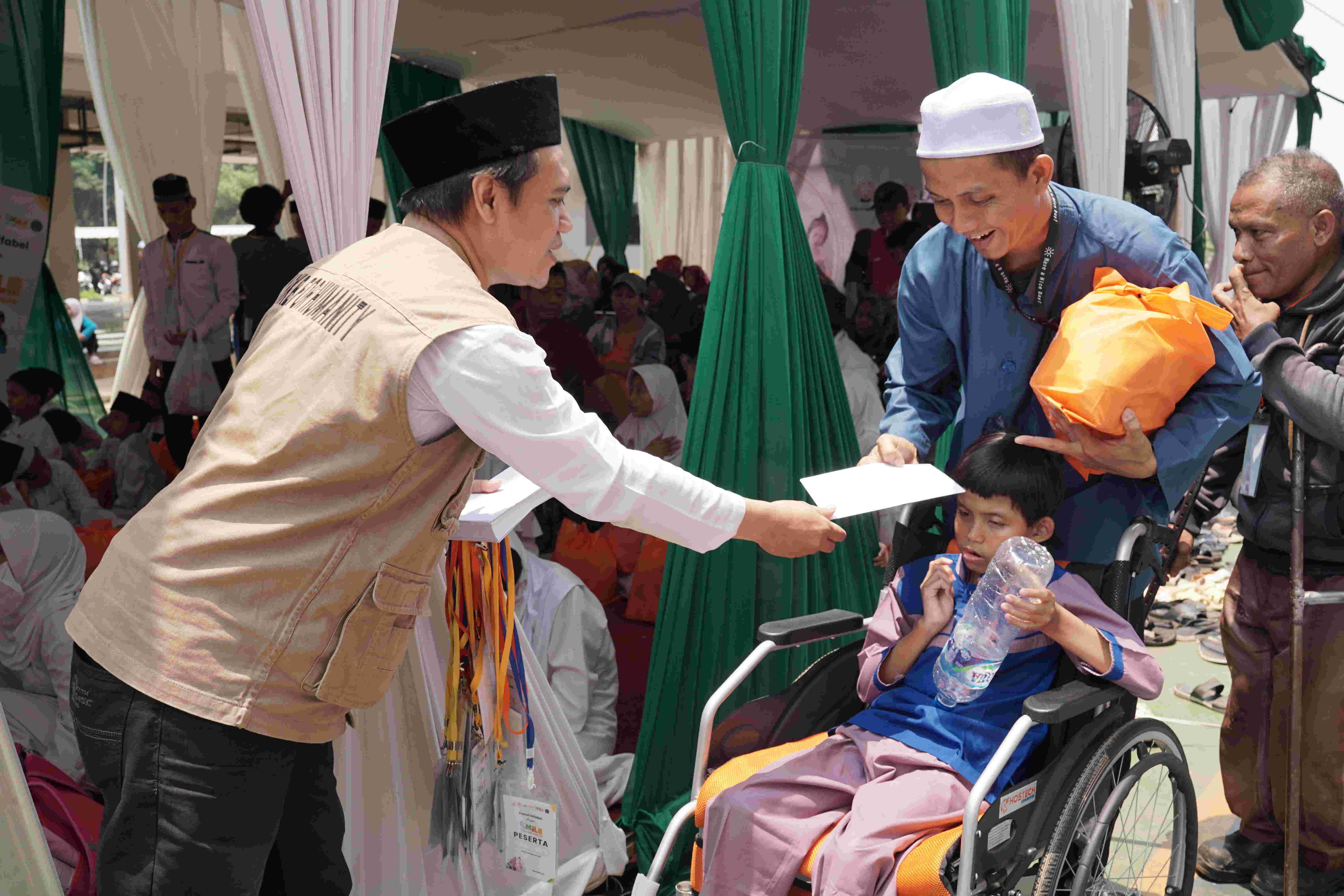 YBKB Peduli disabilitas dan difabel serta yatim dhuafa September 2023